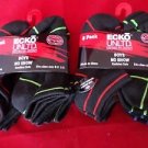 12 Pair Ecko Unlimited Boys No Show Boat Socks Soft  Durable Black Lines 9-2 1/2