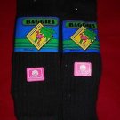 2 Pair Med Vintage Classic Retro 95% Cotton Baggies Women Socks Made USA 10-13