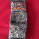 2 Pair Large Real Tree Cotton Hiker Work Boot Socks 9-13 Arch Support Made USA