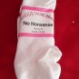 3 Pair Medium No Nonsense Low Profile Low Cut Heel Guard Sock White 9-11 USA