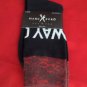 1 Pair Large Marc Ecko Cut & Sew Cotton Crew Socks 6-12 Red