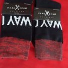 2 Pair Large Marc Ecko Cut & Sew Cotton Crew Socks 6-12 Red