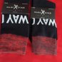 2 Pair Large Marc Ecko Cut & Sew Cotton Crew Socks 6-12 Red