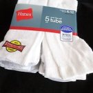 5 Pair Hanes 18" Over the Calf Tube Socks 6-12