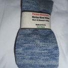 1 Pair Pocono 82%  Merino Wool Hiker Women Socks USA Shoe 5-10 Denim grey