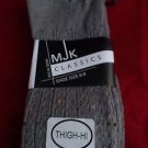 1 Pair MJK Womens Over the Knee Thigh High Wool Blend Socks Cable Knit 9-11 USA