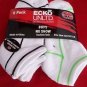 6 Pair Ecko Unlimited Boys No Show Boat Socks Soft and Durable Red White 9-2 1/2