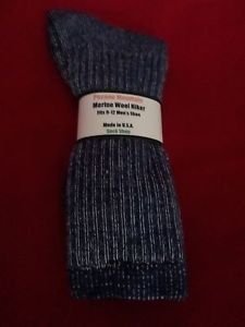 1 Pair Large Pocono 75% Merino Wool Hiker Men Sock 9-12 Made in USA