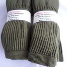 6 Pair of  Pocono Relaxed Fit Cotton Cushion Crew Socks 9-12 Made USA Black