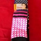3 Pair Womens Medium Gold Medal Knee High Socks Soft Durable Polka Dots 9-11
