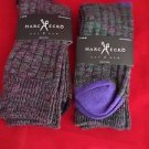2 Pair Large Marc Ecko Cut & Sew Cotton Crew Socks 6-12 Toe Heel
