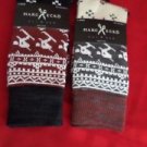 2 Pair Large Marc Ecko Cut & Sew Cotton Crew Socks 6-12 Skier