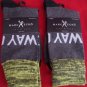 2 Pair Large Marc Ecko Cut & Sew Cotton Crew Socks 6-12 Yellow