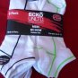 6 Pair Ecko Unlimited Mens No Show Boat Socks Soft and Durable White Stripe 6-12