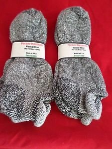 2 Pair Large Pocono 78% Alpaca Low Profile Low Cut Heel Guard Sock 9-12 USA