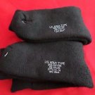 2 Pair US Army 85 % Cotton Thermal Mid Calf  Boot Sock Large 9-13 USA Black