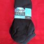 3 Pair Large Gold Medal No Show Cushioned Sole Athletic Black Sock 10-13