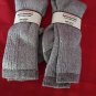 2 Pair Pocono 18% Merino Wool Hiker Sock 9-12 Mens Arch Support Made  USA Brown