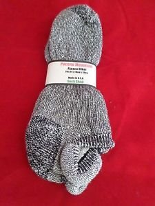 1 Pair Large Pocono 78% Alpaca Low Profile Low Cut Heel Guard Sock 9-12 USA