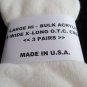 3 Pair of  Pocono Hi Bulk Acrylic Extra Wide Extra Long OTC Socks 8-12 Made USA