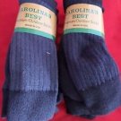 6 Pair XLarge Carolina 71% Merino Wool Hiker Navy Outdoor Socks 13-15 USA