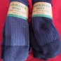 6 Pair XLarge Carolina 71% Merino Wool Hiker Navy Outdoor Socks 13-15 USA
