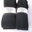 6 Pairs Pocono  24" Extra Long Black Tube Sock Large Relax Fit USA Mens 6-15
