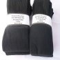 6 Pairs Pocono  24" Extra Long Black Tube Sock Large Relax Fit USA Mens 6-15