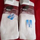 2 Pair Large Bear tooth Coolmax Crew Durable Boot Socks 9-12 Arch Support USA