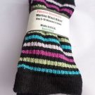 1 Pair Pocono 82%  Merino Wool Hiker Women Socks USA Shoe 5-10 Pink toe
