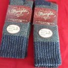 2 Pair Wrangler 20% Merino Wool Heavy Weight  Boot Sock Large 10-13 USA