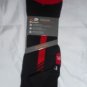 1 Pair Champion Correct Fit  Basketball Crew Socks Arch Support Red Black 6-12