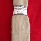 1 Pair Large Pocono Alpaca Merino Wool Heavy Hikers Crew Sock 9-12 Tan USA