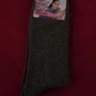 1 Pair PGM 20% Merino Wool Womens Trouser Socks Dark Grey Crew  4-9