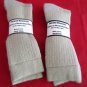 2 Pair Large Pocono Alpaca Merino Wool Heavy Hikers Crew Sock 9-12 Tan USA