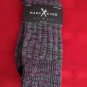 1 Pair Large Marc Ecko Cut & Sew Cotton Crew Socks 6-12 Black Toe Heel