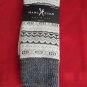 1 Pair Large Marc Ecko Cut & Sew Cotton Crew Socks 6-12 White Grey