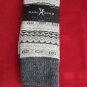 1 Pair Large Marc Ecko Cut & Sew Cotton Crew Socks 6-12 White Grey