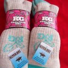 4 Pair Medium Real Tree 20% Wool Hiker Work Boot Socks 6-9 Arch Support Made USA