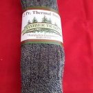 2 Pair Timber Trail 15 % Wool Ragg Crew Boot Thermal Sock 9-11 Made in USA