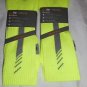 2 Pair Champion Correct Fit  Basketball Crew Socks Arch Support Yellow 6-12