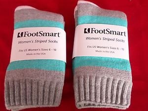 2 Pair Foot Smart Acrylic Wool Mid Calf Women Boot Sock Non Binding Top 6-10 USA