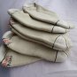 6 Pair Hanes Large No Show Casual Socks Cushion All Day Comfort  Khaki 6-12