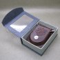 Mickey Mouse Animal Kingdom Pocket Watch Gift Set Leather Pouch + Fob Chain C59A