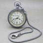 INGERSOLL 50 MM Antique Silver Quartz Pocket Watch Heavy Solid Brass NEW 47B