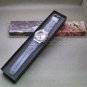LINDA DANO Quartz Watch Japan SII Chronograph 3 Eyes Date Stones Bezel Unisex
