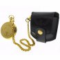 LEST WE FORGET Memorial GOLD Pocket Watch Men Gift Set Gold Chain Pouch Box C72