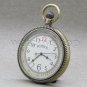 INGERSOLL Brass Pocket Watch Big 50 MM Snake Chain Lobster + Swivel Clasp NIB 47