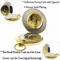 Authentic UK PENNY Coin Pocket Watch Set Big 53 MM Men Gift C36