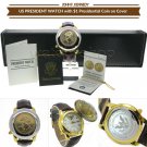 JF KENNEDY 1 Dollar Coin President Watch Japan Quartz + Date & Cover Men Gift W1 JF KENNEDY 1 Dollar Coin President Watch Japan Quartz + Date & Cover Men Gift W1